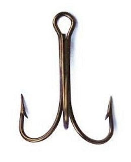 HT Import Treble Hooks Bronze 36ct Size 6-0