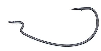 Hayabusa WRM956 Wide Gap Offset Hook 6-0, NRB 4ct